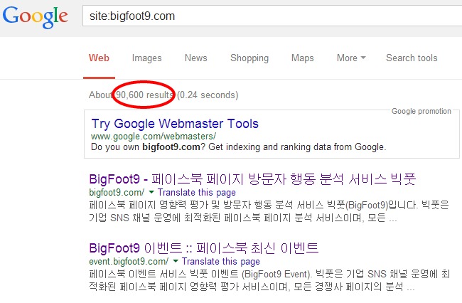 구글 검색결과(SERPs)에 반영된 결과 알아보기